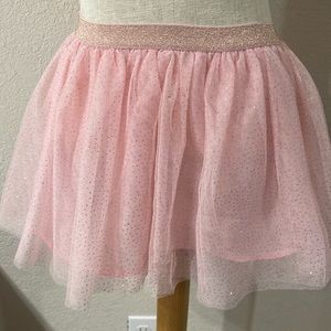 Girls Pink Tulle Tutu size L (6X)